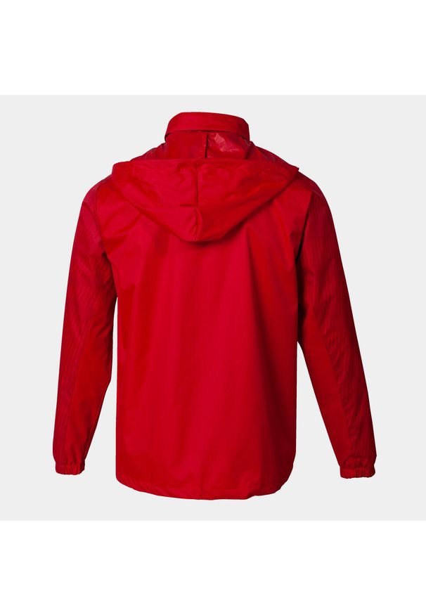 Kurtka do piłki nożnej męska Joma Montreal przeciwdeszczowa. Kolor: czerwony. Sport: piłka nożna