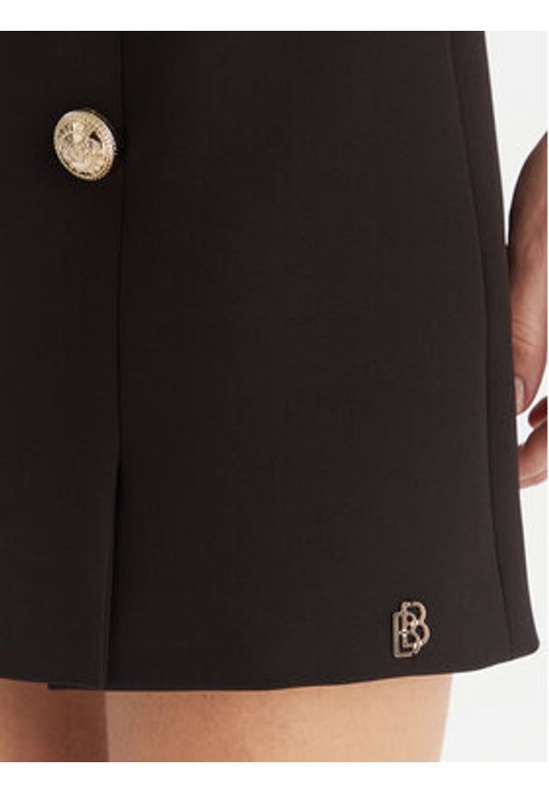 Babylon Spódnica mini S00612 Czarny Regular Fit. Kolor: czarny. Materiał: syntetyk