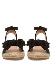 DeeZee Espadryle LE601-107 Czarny. Kolor: czarny. Materiał: materiał #4