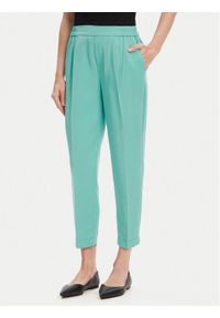 United Colors of Benetton - United Colors Of Benetton Spodnie materiałowe 4Y09DF079 Zielony Regular Fit. Kolor: zielony. Materiał: lyocell