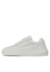 Calvin Klein Jeans Sneakersy Chunky Cupsole Low Lth In Sat YM0YM00873 Biały. Kolor: biały. Materiał: materiał #6