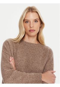 Weekend Max Mara Sweter Sibari 2525366152 Brązowy Relaxed Fit. Kolor: brązowy. Materiał: wełna #3