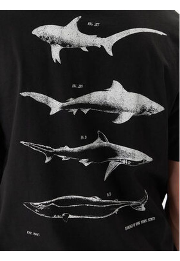 Hugo - HUGO T-Shirt Nofishix 50554370 Czarny Regular Fit. Kolor: czarny. Materiał: bawełna