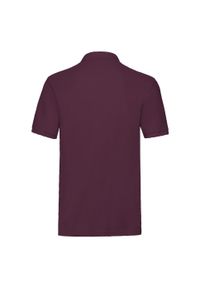 FRUIT OF THE LOOM - Koszulka Polo Premium Unisex Dla Dorosłych. Typ kołnierza: polo. Kolor: czerwony, wielokolorowy, brązowy