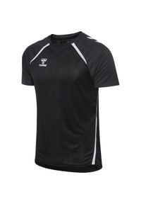 Koszulka sportowa T-shirt Hummel hml Lead 2.0 Jersey. Kolor: czarny. Materiał: jersey