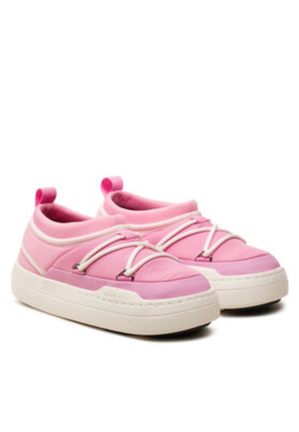 Moon Boot Botki Park Icon 80D2470070 Różowy. Kolor: różowy. Materiał: skóra