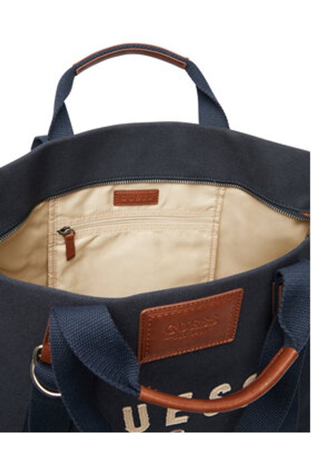 Guess Torba weekendowa HMOSCM P6246 Granatowy. Kolor: niebieski. Materiał: materiał