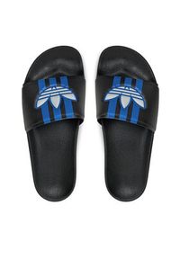 Adidas - adidas Klapki Adilette IG9265 Czarny. Kolor: czarny. Materiał: skóra