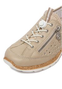 Rieker Sneakersy CEO-N42P6-62 Beżowy. Kolor: beżowy. Materiał: materiał #4