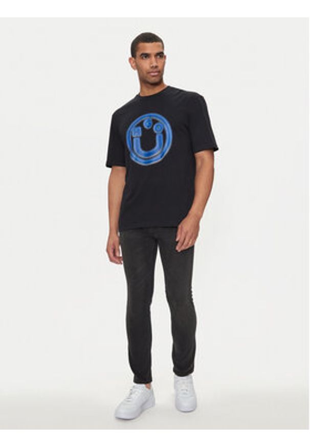 Hugo T-Shirt Nakoree 50519706 Czarny Regular Fit. Kolor: czarny. Materiał: bawełna