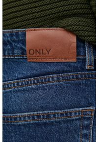 only - Only Jeansy damskie medium waist. Kolor: niebieski