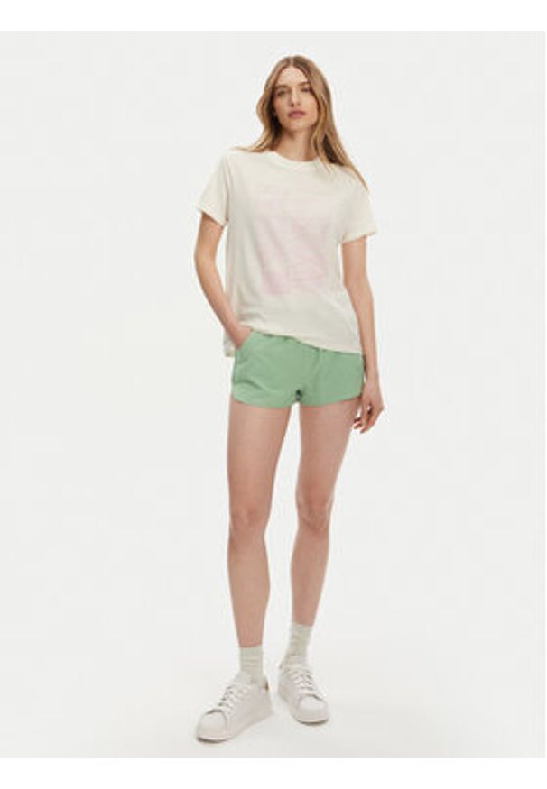 Roxy Szorty materiałowe ERJBS03298 Zielony Regular Fit. Kolor: zielony. Materiał: syntetyk