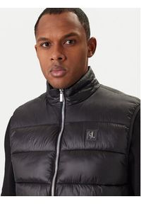 Karl Lagerfeld - KARL LAGERFELD Kamizelka 505091 561590 Czarny Regular Fit. Typ kołnierza: dekolt w karo. Kolor: czarny. Materiał: syntetyk #3