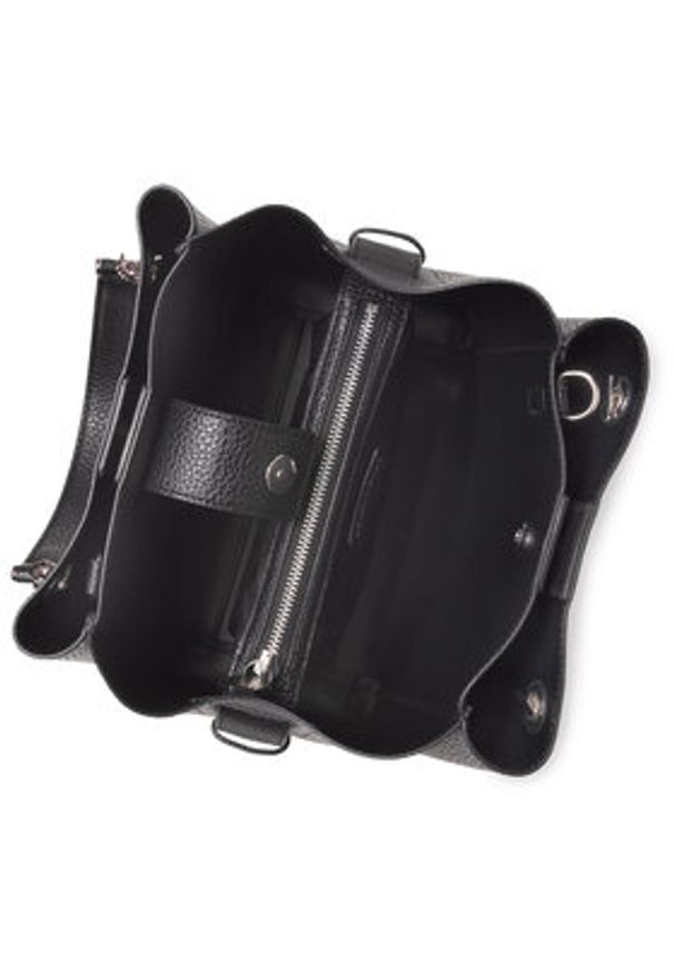 Emporio Armani Torebka Y3D159 YFN6E 88197 Czarny. Kolor: czarny. Materiał: skórzane