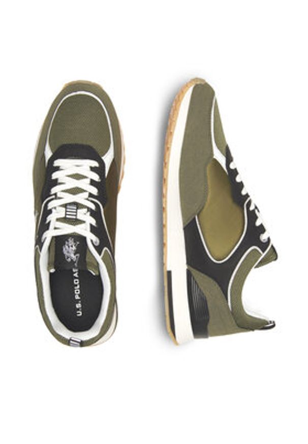 U.S. Polo Assn. Sneakersy TABRY007A Khaki. Kolor: brązowy. Materiał: materiał