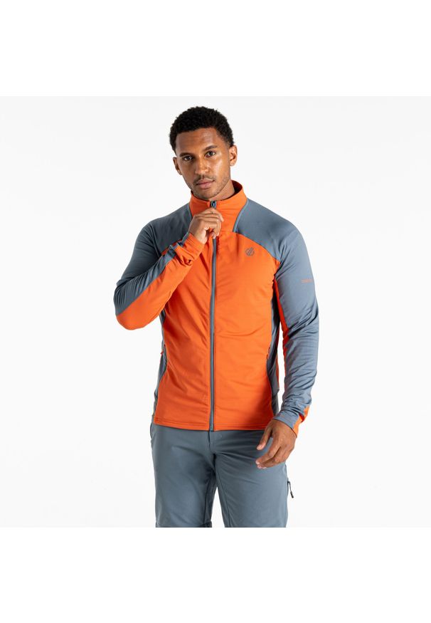 DARE 2B - Bluza turystyczna męska Substratum Core Stretch. Kolor: szary. Materiał: polar, materiał. Sport: turystyka piesza