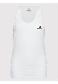 salomon - Salomon Koszulka techniczna Cross Run LC1728000 Biały Active Fit. Kolor: biały. Materiał: syntetyk. Sport: bieganie #5
