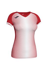 Koszulka do piłki nożnej damska Joma Supernova. Kolor: czerwony, biały, wielokolorowy. Sport: piłka nożna