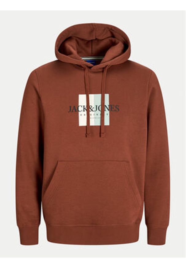 Jack & Jones Bluza 12262513 Brązowy Regular Fit. Kolor: brązowy. Materiał: bawełna, syntetyk