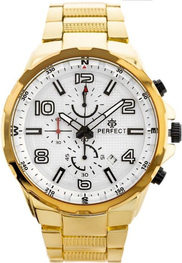 Zegarek Perfect ZEGAREK MĘSKI PERFECT CH05M - CHRONORGAF (zp357d)