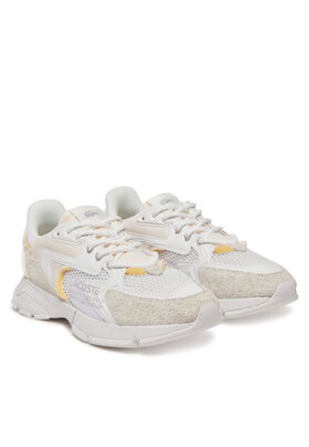 Lacoste Sneakersy L003 7-49SMA0003 Biały. Kolor: biały. Materiał: materiał