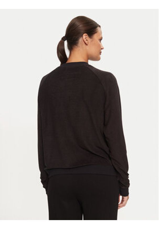 Hugo Sweter Snoozie 50523414 Czarny Regular Fit. Kolor: czarny. Materiał: syntetyk