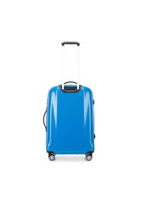Wittchen - Średnia walizka z polikarbonu jednokolorowa niebieska. Kolor: niebieski. Materiał: guma #2