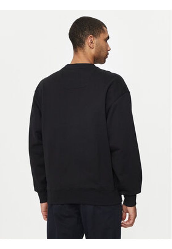 BOSS - Boss Bluza Soleri 10 50514903 Czarny Relaxed Fit. Kolor: czarny. Materiał: bawełna