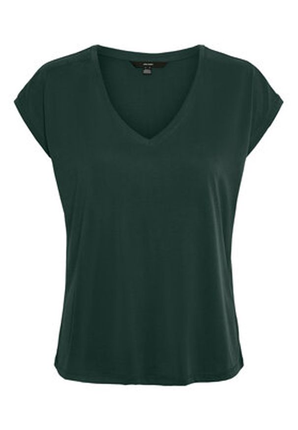 Vero Moda T-Shirt Filli 10247666 Zielony Regular Fit. Kolor: zielony. Materiał: syntetyk