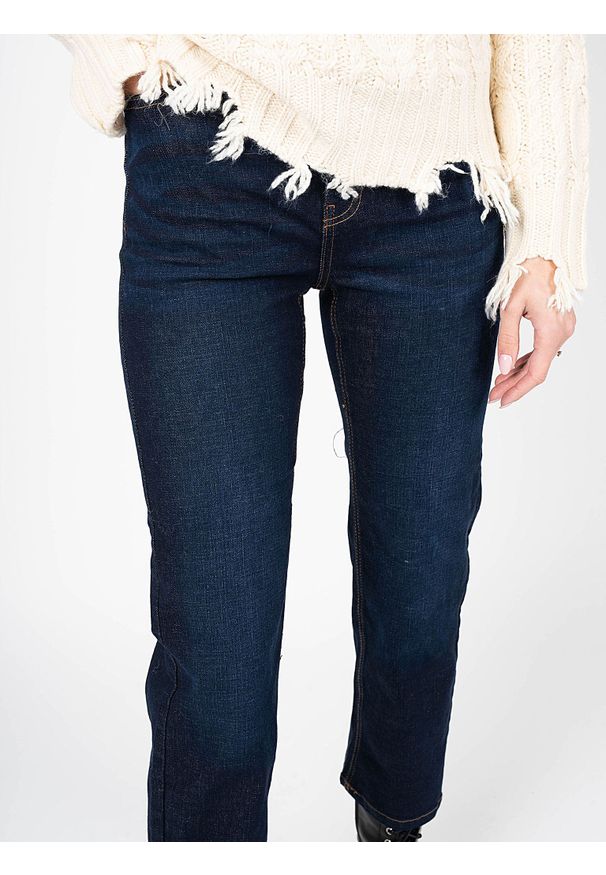 Silvian Heach Jeansy "Slim" | PGA22223JE | Kobieta | Granatowy. Stan: podwyższony. Kolor: niebieski