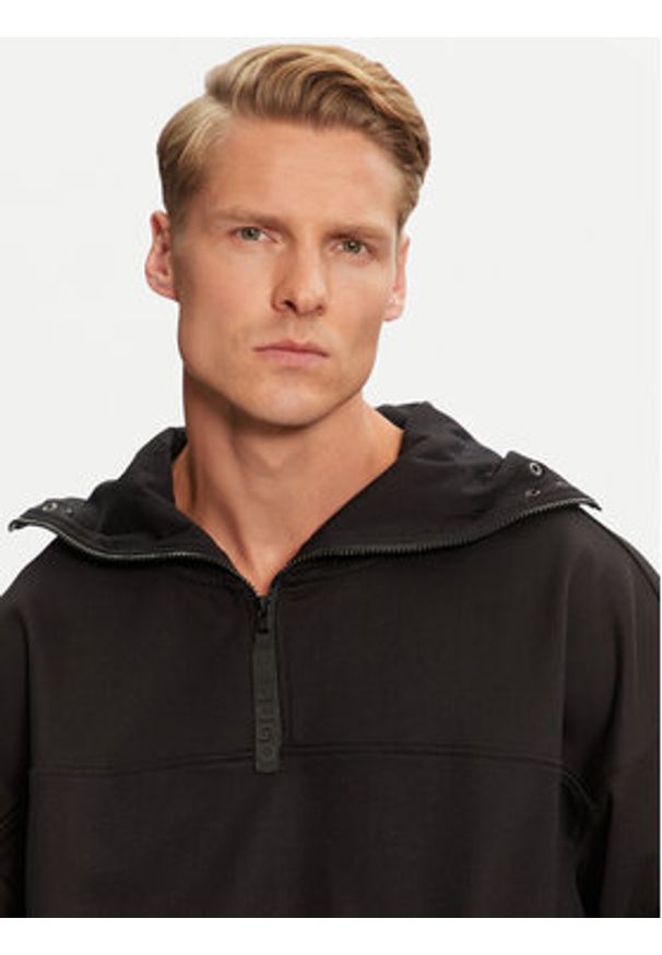 Hugo Bluza Dilacktech 50521792 Czarny Regular Fit. Kolor: czarny. Materiał: bawełna
