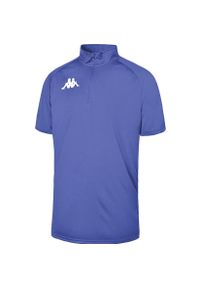 Polo Kappa Monterosso. Okazja: na co dzień. Typ kołnierza: polo. Kolor: niebieski. Styl: casual, sportowy #1