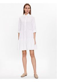 Fabiana Filippi Sukienka koszulowa ABD273W188 Biały Regular Fit. Kolor: biały. Materiał: bawełna. Typ sukienki: koszulowe #3