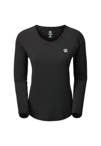 DARE 2B - Damska Koszulka Z Długim Rękawem Discern. Kolor: czarny. Długość rękawa: długi rękaw. Długość: długie. Sport: turystyka piesza #1