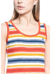 Lee - DAMSKI TANK TOP LEE SLIM TANK TOP SLIM FIT POPPY RED L41MEZNH 112109090 #5