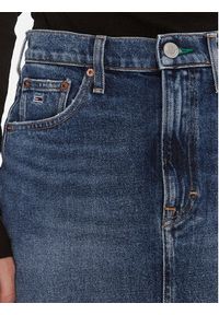 Tommy Jeans Spódnica jeansowa DW0DW17049 Niebieski Mom Fit. Kolor: niebieski. Materiał: bawełna #4