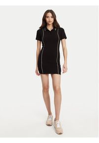 Guess Sukienka dzianinowa V5YK00 KCX12 Czarny Regular Fit. Kolor: czarny. Materiał: wiskoza #5