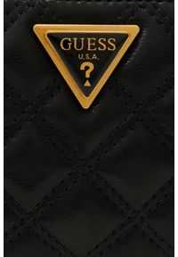 Guess - GUESS Czarny portfel Giully Slg Large Zip Around. Kolor: czarny #5