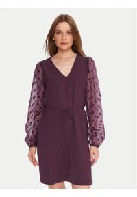 Vero Moda Sukienka koktajlowa Alva 10337473 Fioletowy Regular Fit. Kolor: fioletowy. Materiał: syntetyk. Styl: wizytowy