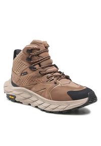 HOKA - Hoka Trekkingi W Anacapa Mid Gtx GORE-TEX 1119372 Brązowy. Kolor: brązowy. Materiał: materiał #3