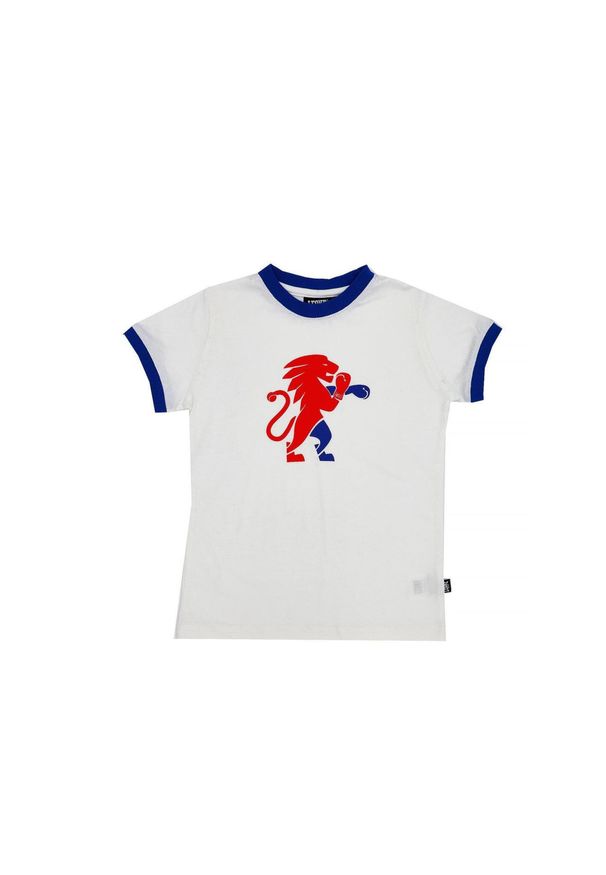 LEONE 1947 APPAREL - Nowość Sportowa koszulka dziecięca z krótkim rękawem. Kolor: biały. Długość rękawa: krótki rękaw. Długość: krótkie. Sport: joga i pilates