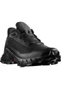 salomon - Buty do biegania damskie Salomon Alphacross 5. Kolor: czarny. Materiał: guma, syntetyk, tkanina, materiał. Szerokość cholewki: normalna. Sport: bieganie