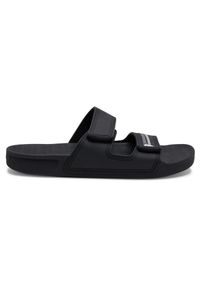 Quiksilver - Sandały dla Mężczyzn RIVI DOUBLE Multicolore. Zapięcie: rzepy. Kolor: czarny. Materiał: syntetyk. Sezon: lato
