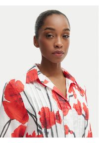 Iconique Sukienka letnia IC26-087 Czerwony Regular Fit. Kolor: czerwony. Materiał: bawełna. Sezon: lato #2