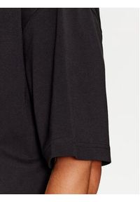 Versace Jeans Couture T-Shirt 75GAHF05 Czarny Oversize. Kolor: czarny. Materiał: bawełna #2