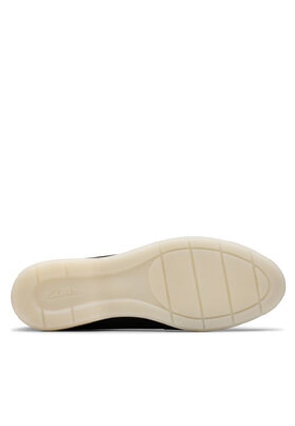 Clarks Mokasyny Narini Edge 26181450 Czarny. Kolor: czarny. Materiał: zamsz, skóra