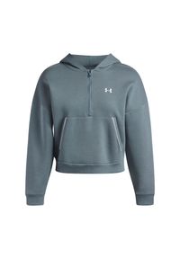 Bluza damska z kapturem Under Armour Rival Piped. Typ kołnierza: kaptur. Kolor: niebieski. Sport: fitness #1