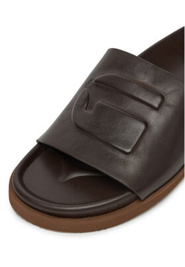 G-Star RAW - G-Star Raw Klapki CARLA-25SS496. Brązowy. Kolor: brązowy. Materiał: skóra