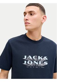 Jack & Jones T-Shirt Fusion 12289880 Niebieski Regular Fit. Kolor: niebieski. Materiał: bawełna #6