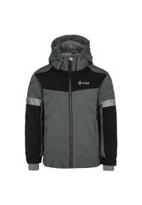 Chłopięca kurtka narciarska Kilpi TEDDY-JB. Kolor: czarny. Sezon: zima. Sport: narciarstwo #1